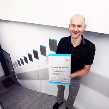 Zum achten Mal für Stolz & Seng: „Festo Supplier Elite Award“ 